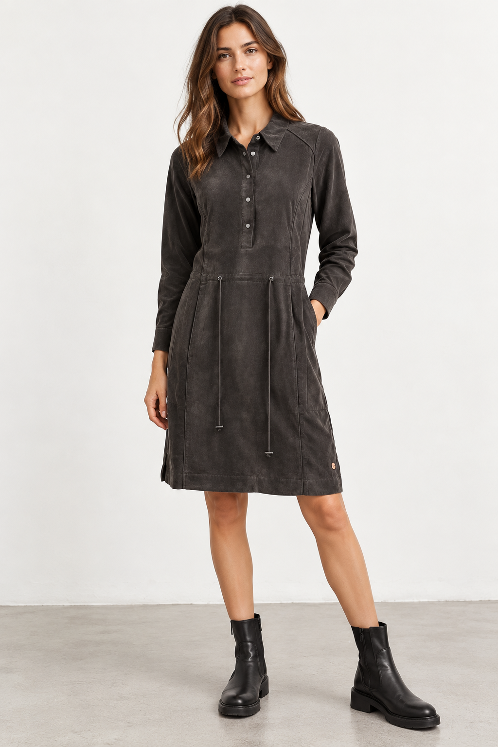 GSUS Amsterdam Black Shirt Dress RRP €129.99, XS