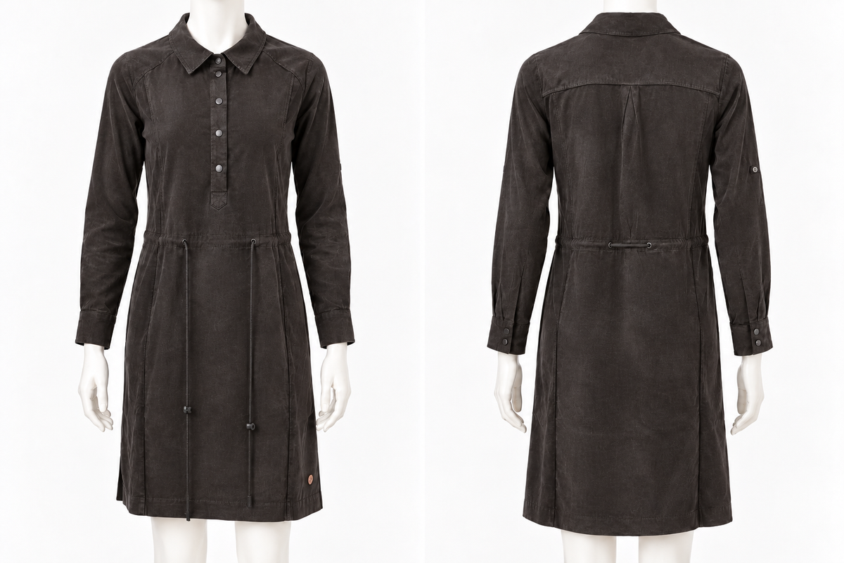 GSUS Amsterdam Black Shirt Dress RRP €129.99, XS