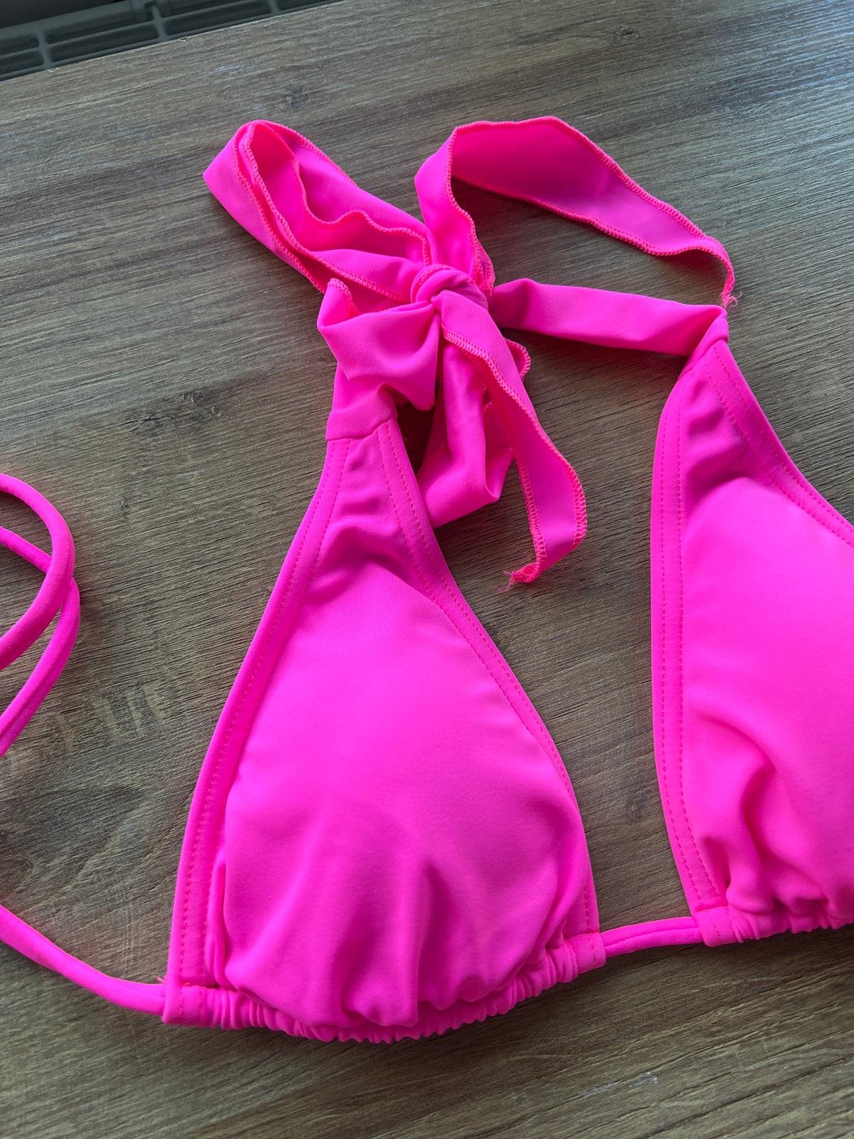 Jayne'O Neon Pink Triangle Top