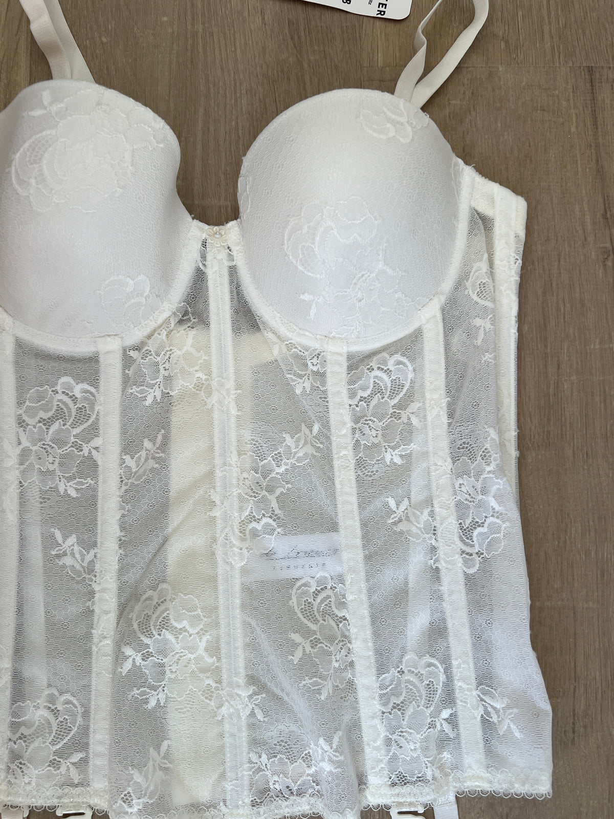 Di Lorenzo Corset Top - white - RRP €155 - 75B