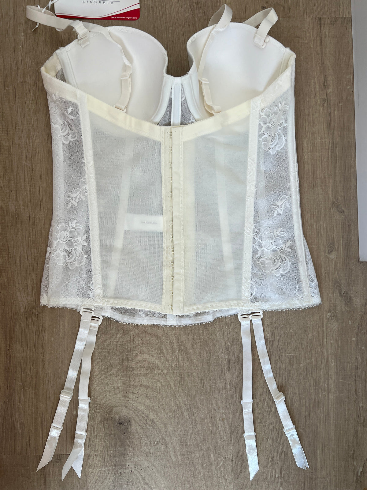 Di Lorenzo Corset Top - white - RRP €155 - 75B