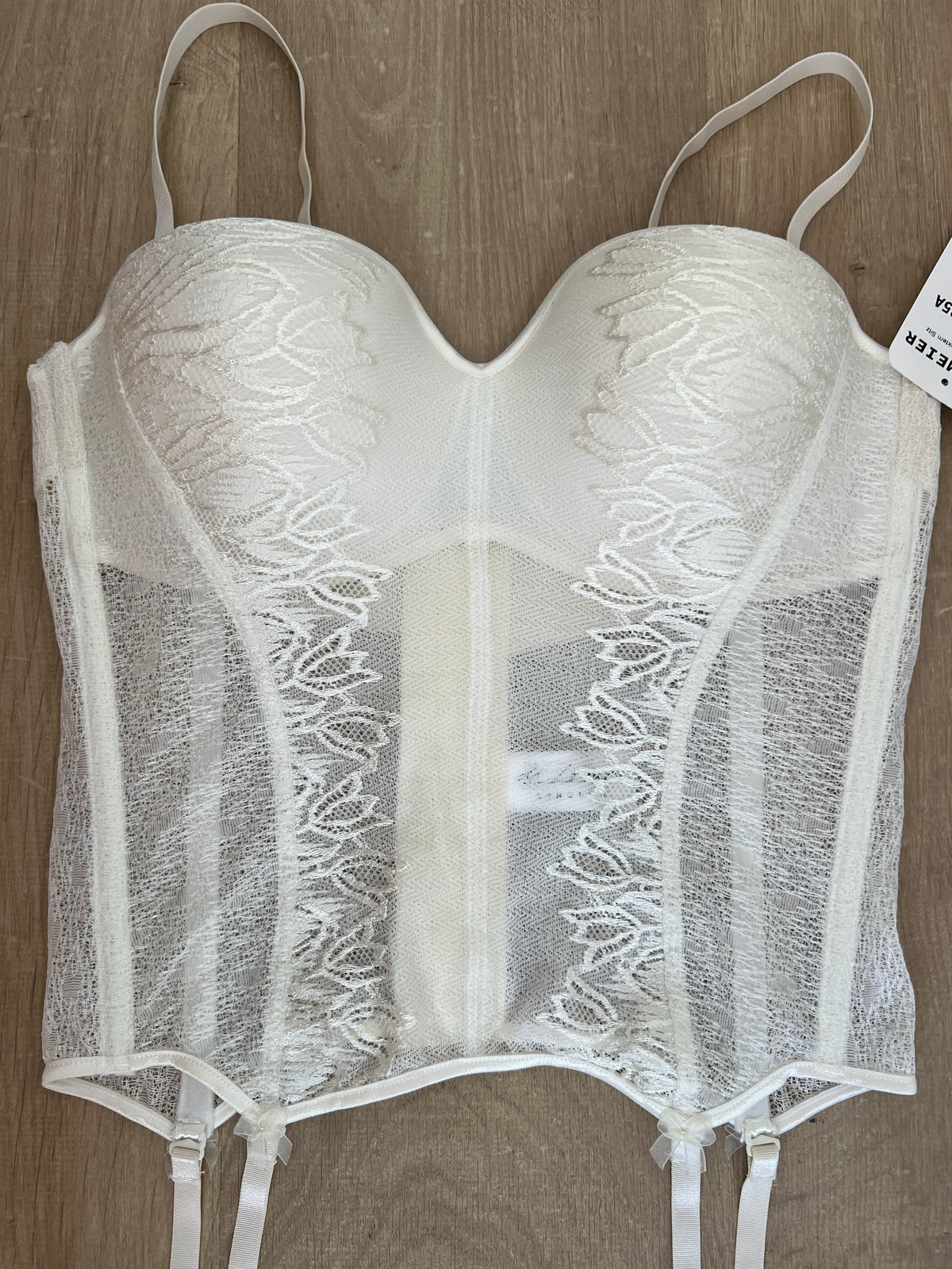 Di Lorenzo Corset Top - white - RRP €155 - 85A