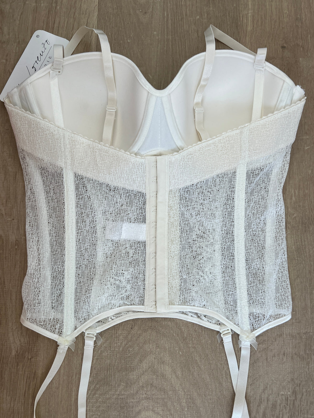 Di Lorenzo Corset Top - white - RRP €155 - 85A