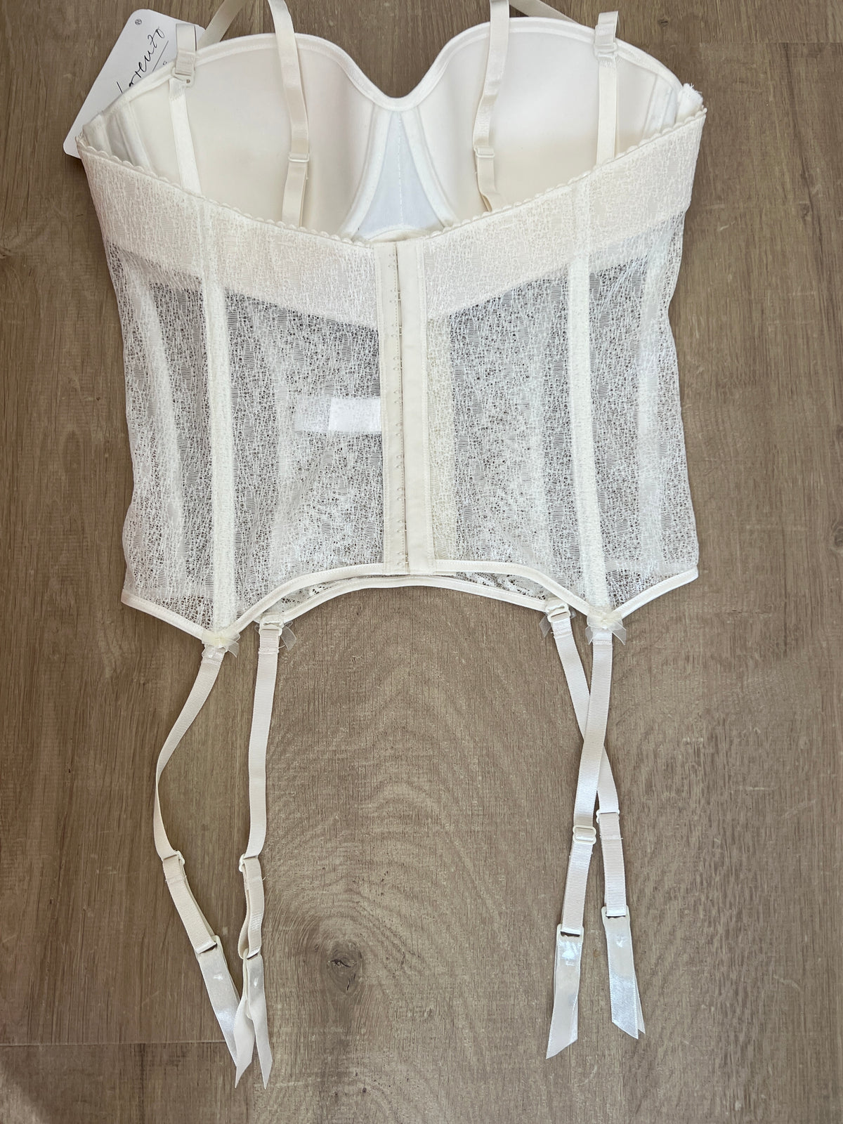 Di Lorenzo Corset Top - white - RRP €155 - 85A