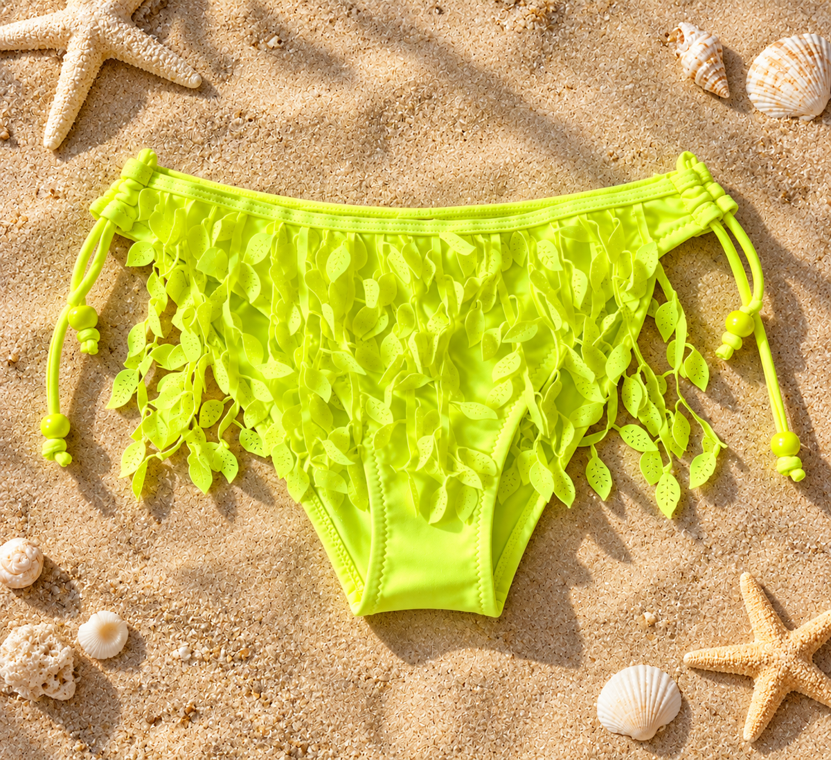 Sexkiss Neon Yellow Bikini Bottom
