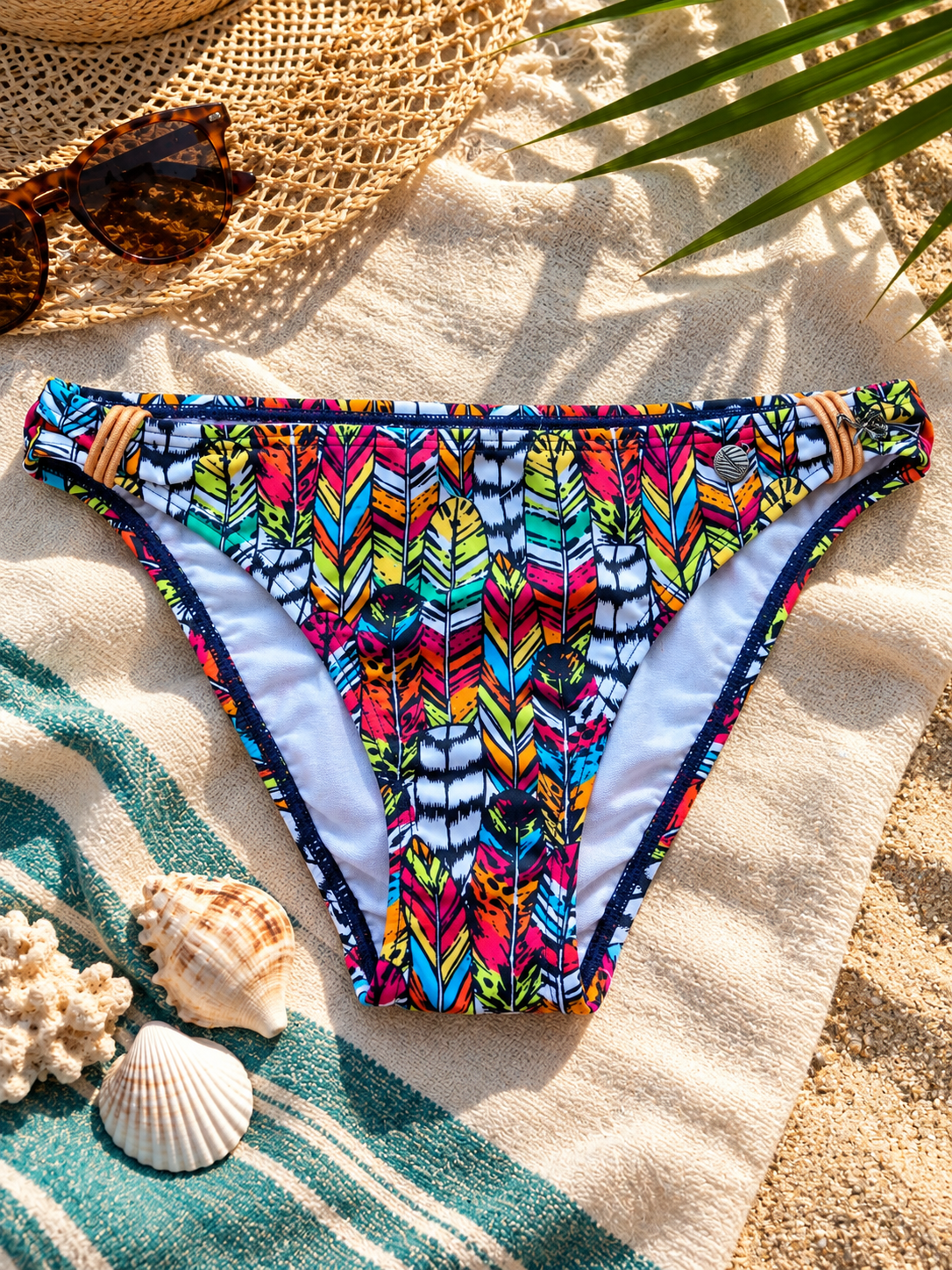 Beachlife Feather Bikini Bottom
