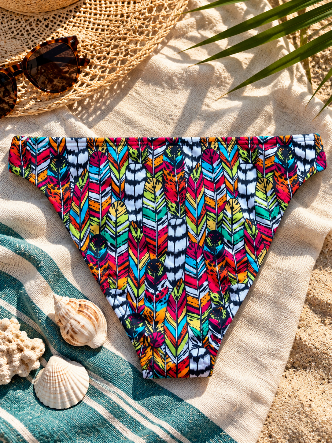 Beachlife Feather Bikini Bottom