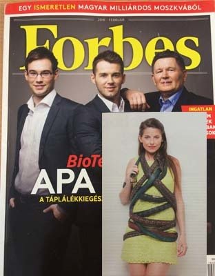 Laura Zabo in Forbes magazine Hungary