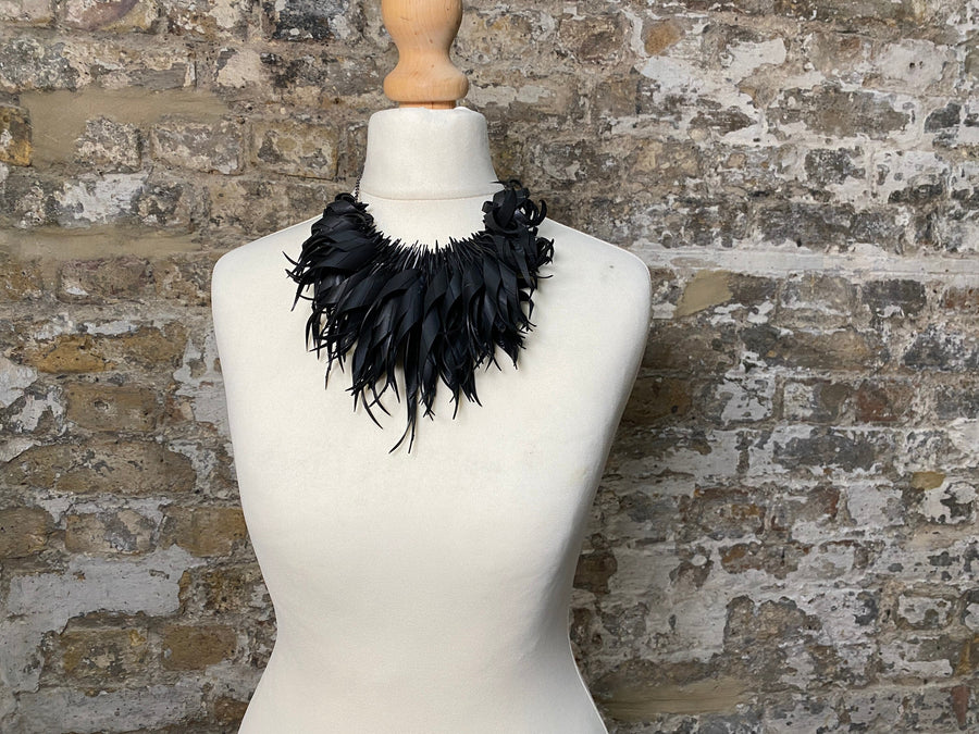 Mini Curlywurly Upcycled Inner Tube Necklace