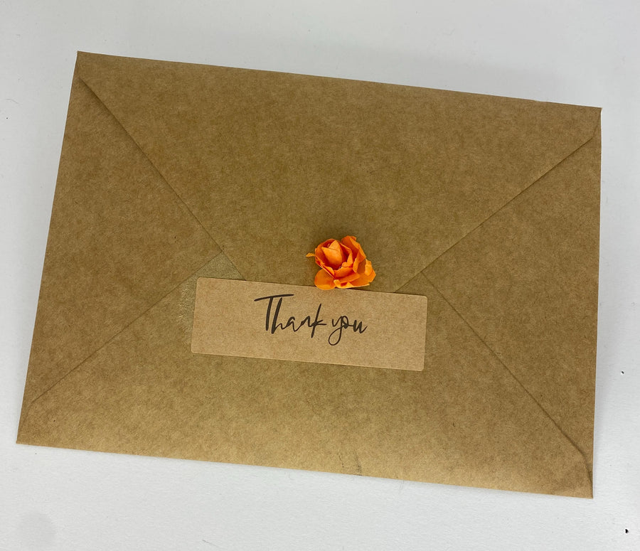 beautifully decorated envelope