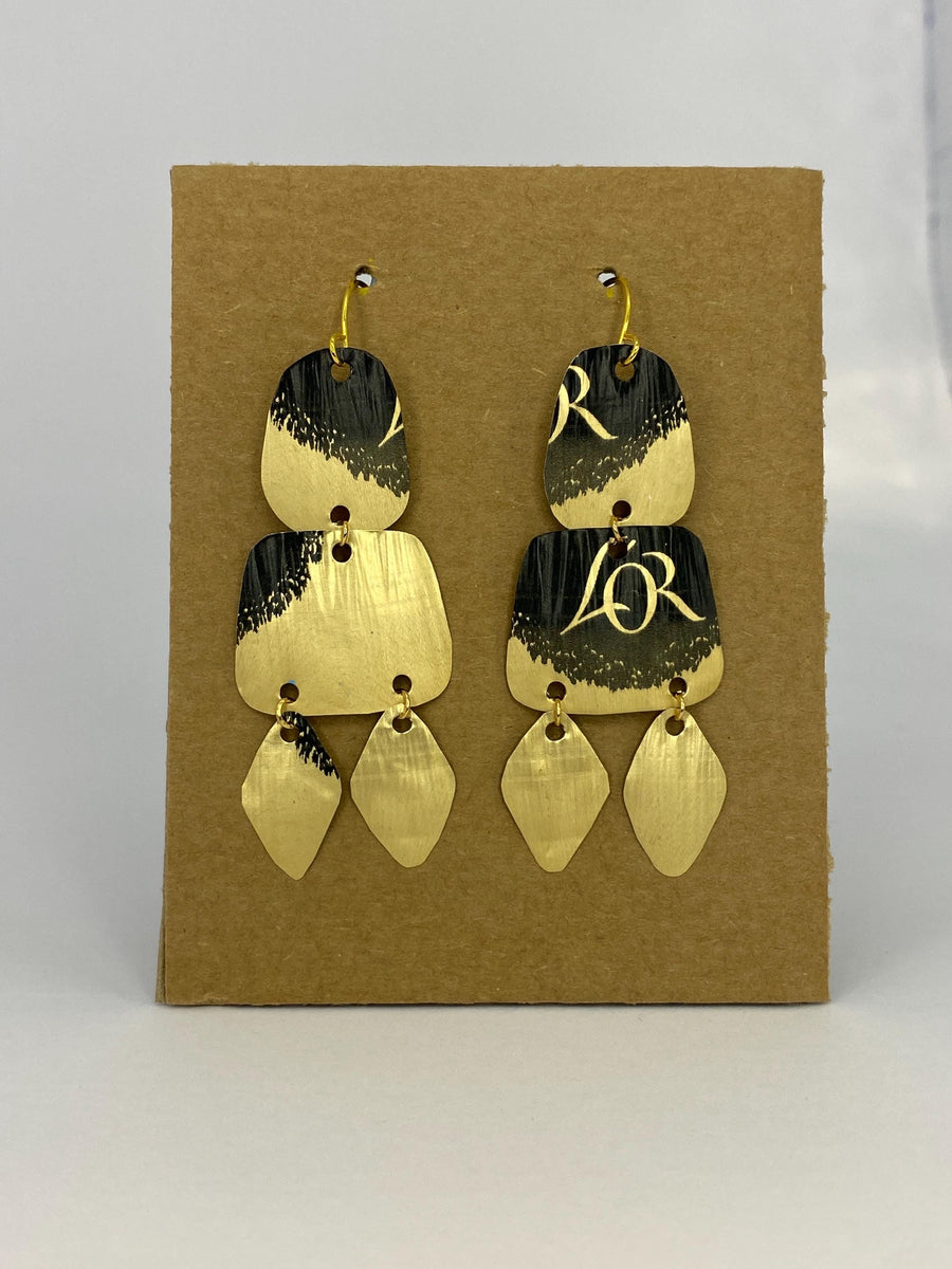 Eco-Friendly Summer Earrings Bundle – Set of 5 Statement Pairs Made from Upcycled Nespresso Pods & Bike Inner Tubes – Sustainable Gift