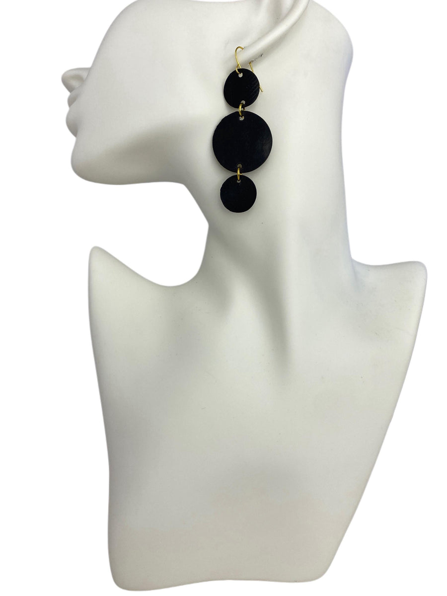 Eco-Friendly Summer Earrings Bundle – Set of 4 Statement Pairs Made from Upcycled Nespresso Pods & Bike Inner Tubes – Sustainable Gift
