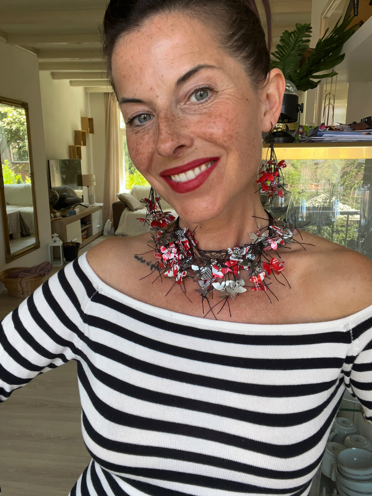 Coke Butterfly 🦋 Necklace